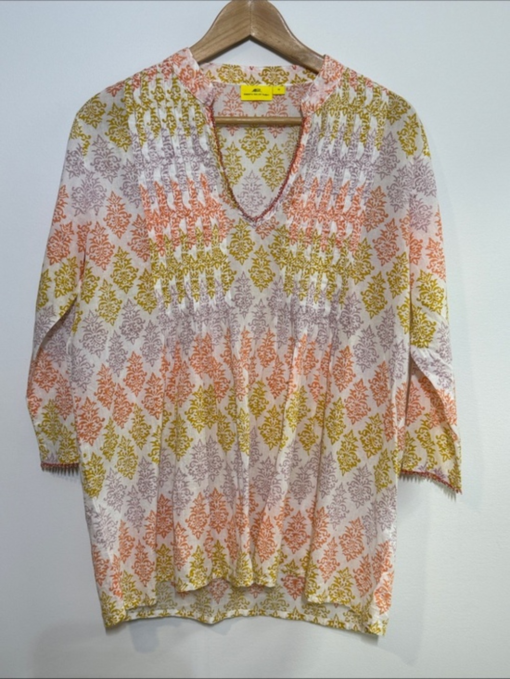 Roberta Roller Women's Floral Print V-Neck Tunic - size M